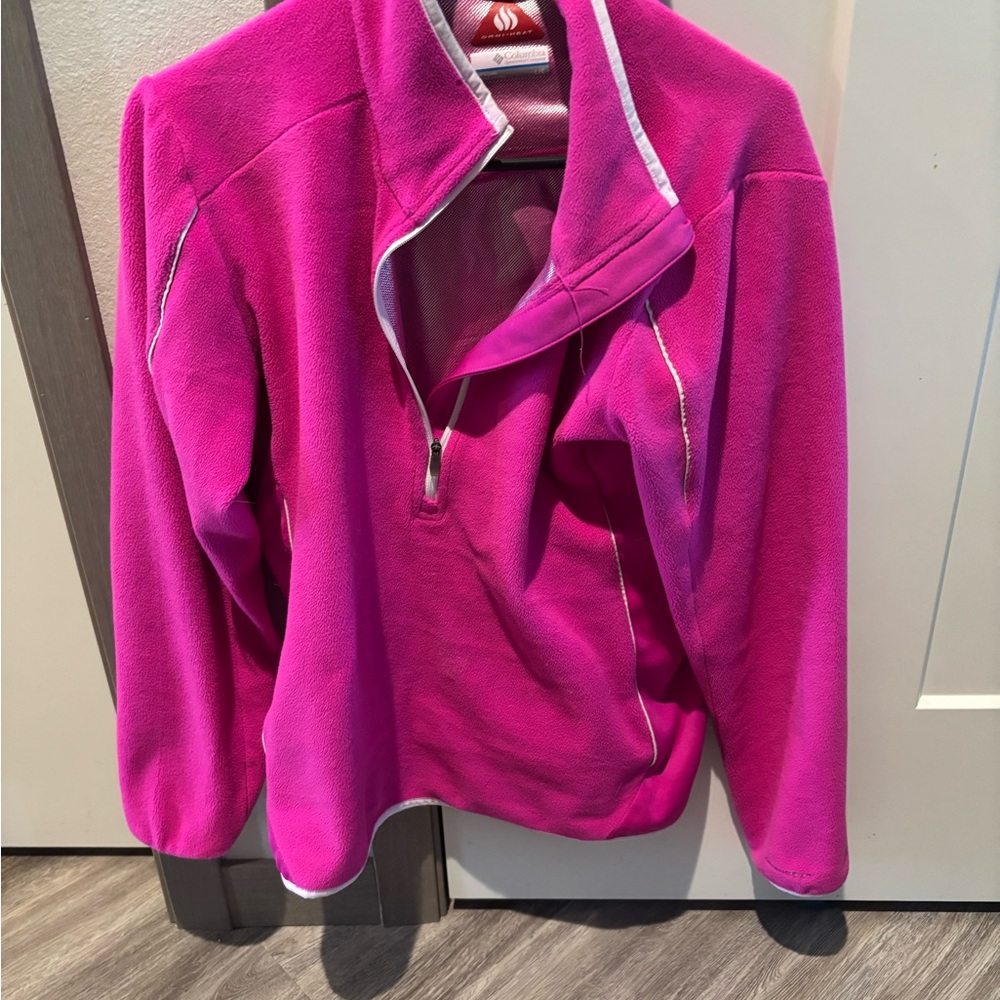 Columbia Bright Pink Fleece pullover
